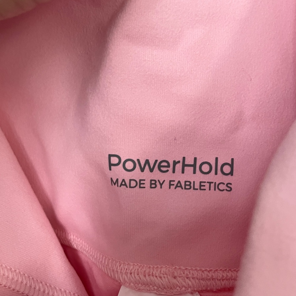 Fabletics High Waist On the Go 6” Pink Shorts - Picture 4 of 6